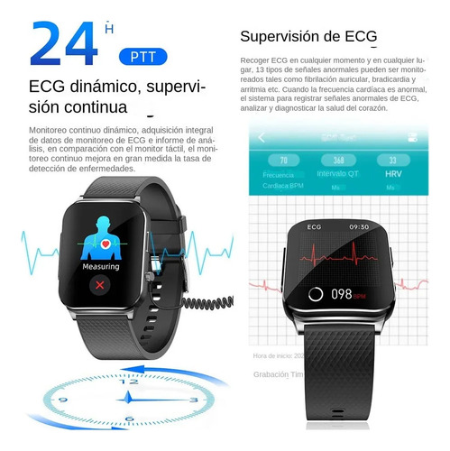 Relógio Inteligente Para Medir A Pressão Arterial Com Glicos - Imagem 6