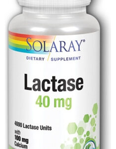 Lactase 40 Mg 100 Cápsulas Da Solaray