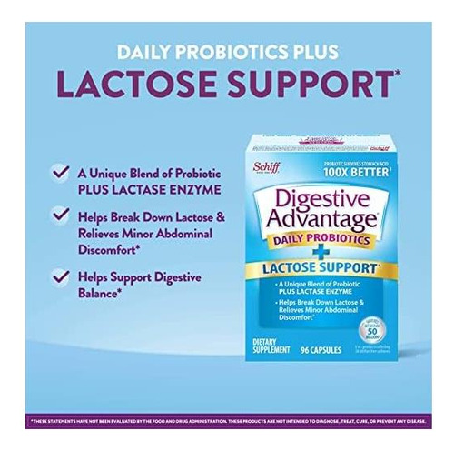 Cápsulas Advantage Lactose Defense (96 Unidades Em Uma) - Imagem 2