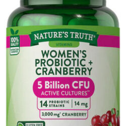 Probiótico Feminino E Cápsulas Vegetarianas De Cranberry 40