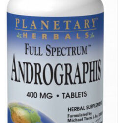Full Spectrum Andrographis 120 Tabs By Planetary Herbals