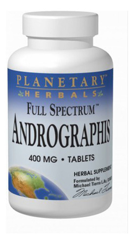 Full Spectrum Andrographis 120 Tabs By Planetary Herbals
