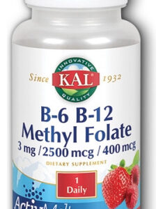 Folato De Metilo B6, B12, 60 Unidades, Por Kal