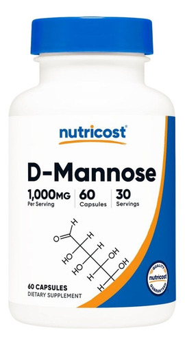 Cápsulas De D-manose 1000 Mg (60 Unidades) Da Nutricost