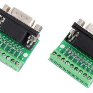 . Adaptador Rs232 Rs485 De Terminal Sem Solda Db9 Sem Solda