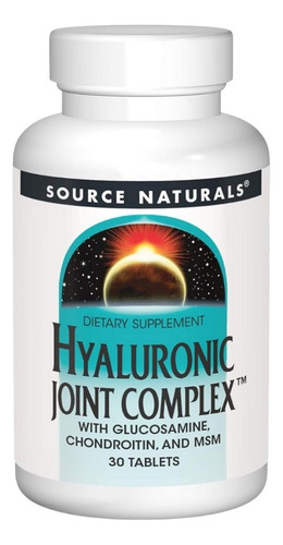 Hyaluronic Joint Complex 30 Tabs By Source Naturals