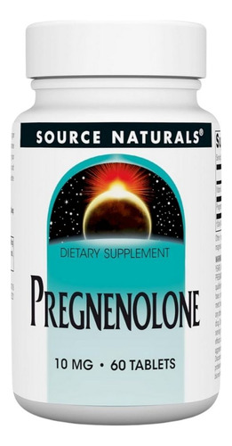 Pregnenolone 10 Mg 60 Tabs By Source Naturals