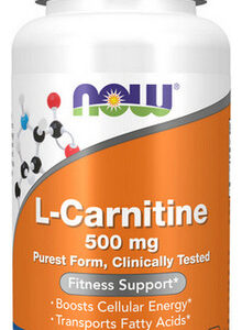 L-carnitina 500 Mg 60 Cápsulas Da Now Foods