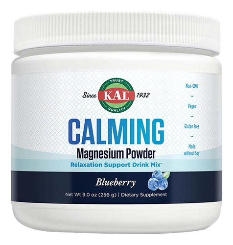 Calming Magnesium Powder 9 Oz By Kal