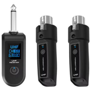 Transmissor De Microfone Sem Fio Do Sistema Adaptador Xlr