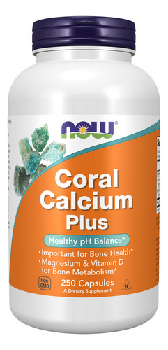 Coral Calcium Plus 250 Vcaps Da Now Foods