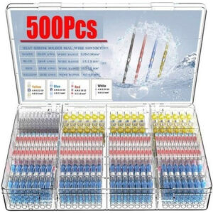 500pcs Anel De Solda Termorretrátil Manga Terminal À Prova D