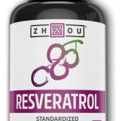 Resveratrol 60 Cápsulas Vegetais Da Zhou Nutrition