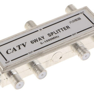 .. Divisor Coaxial Coaxial De Tv A Cabo De 6 Vias Para