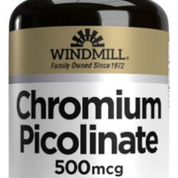 Cromo Como Picolinato 500 Mcg 60 Comprimidos Da Windmill Hea