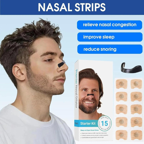 Pacote Com 15 Novos Kits De Dilatadores Respiratórios Nasais - Imagem 2