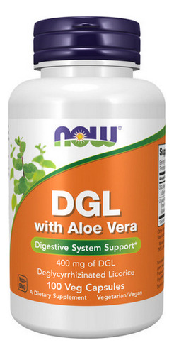 Dgl Com Aloe Vera 100 Cápsulas Vegetais Da Now Foods