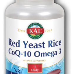 Arroz Vermelho Fermentado Coq10 Omega 3 60 Cápsulas Gelatino