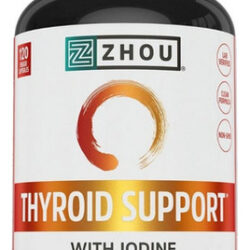 Suporte Para Tireoide 120 Unidades Da Zhou Nutrition