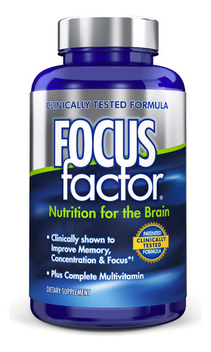 Suplemento Focus Factor Para O Cérebro - 180 Comprimidos - Imagem 4