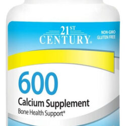 Suplemento De Cálcio 600 Mg 75 Comprimidos Da 21st Century