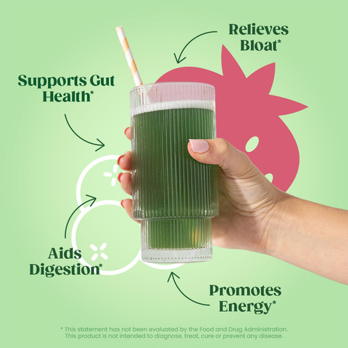 Suplemento Bloom Nutrition Super Greens Em Pó Smoothie & Ju - Imagem 3