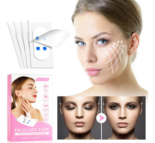 Fita Facial Impermeável Invisível Para Papada E Queixo (gran - Imagem 8