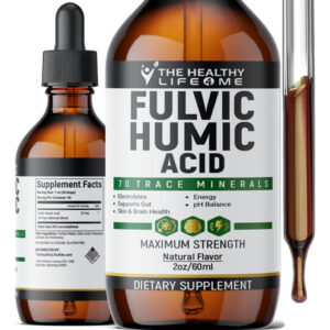 Suplemento De Ácido Fúlvico Líquido Healthy Life 4 Me De 2 M