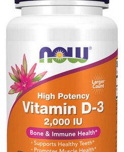 Vitamina D-3 2000 Ui 240 Cápsulas Gelatinosas Da Now Foods