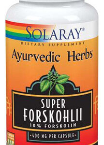 Super Forskohlii 400 Mg 60 Cápsulas Da Solaray