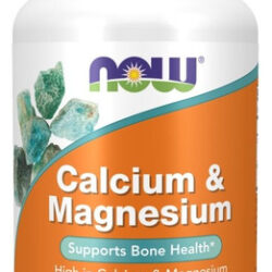 Cálcio E Magnésio 500/250 Mg 100 Comprimidos Da Now Foods