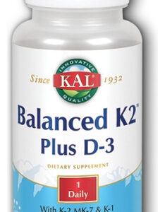 Balanced K2 Plus D-3 60 Comprimidos Da Kal