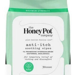 Toalhetes Anti-coceira De 30 Unidades Da Honey Pot