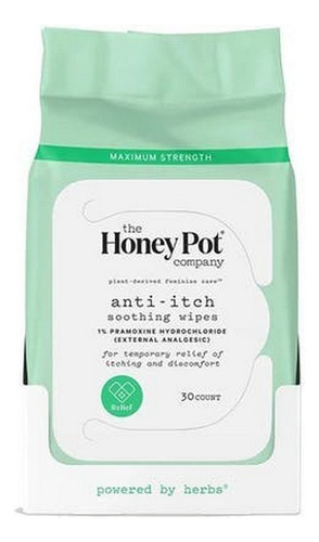 Toalhetes Anti-coceira De 30 Unidades Da Honey Pot