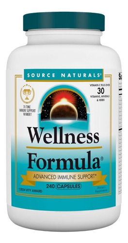 Wellness Formula 240 Caps By Source Naturals