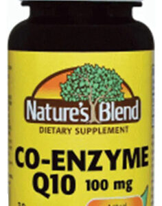 Coenzima Q10 100 Mg 30 Cápsulas Da Nature's Blend
