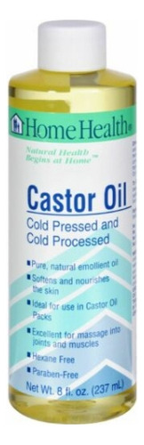 Óleo De Rícino 8 Ml Da Home Health