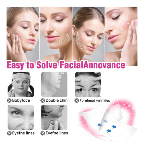 Fita Facial Impermeável Invisível Para Papada E Queixo (gran - Imagem 6
