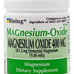 Magnesium Oxide 400 Mg 120 Count By Rising Pharmaceuticals