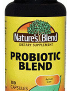 Mistura Probiótica 100 Cápsulas Da Nature's Blend