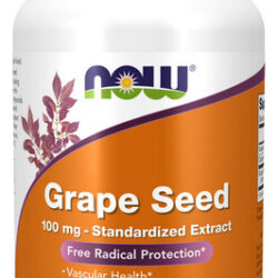 Semente De Uva 100 Mg 200 Cápsulas Da Now Foods