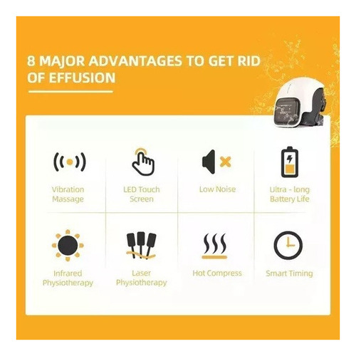 Massageador De Fisioterapia Para Vibração De Dor No Joelho . - Imagem 3