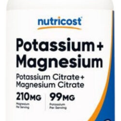 Cápsulas De Citratos De Potássio E Magnésio 99/210 Mg 240 Un