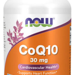 Coq10 30 Mg 240 Cápsulas Vegetais Da Now Foods