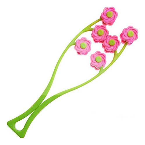Rolo De Massagem Facial Massageador Facial Em Forma De Flor - Imagem 21