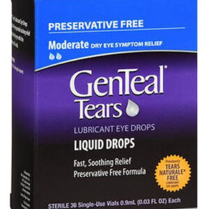 Colírio Tears Lubricant, 36 Unidades, Da Genteal