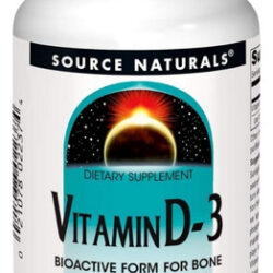 Vitamin D-3 2000 Iu 200 Softgels By Source Naturals