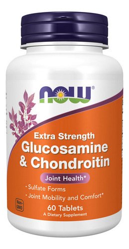 Glucosamina E Sulfato De Condroitina Extra Strength 60 Compr
