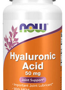 Ácido Hialurônico Com Msm 50 Mg 60 Cápsulas Vegetais Da Now