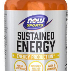 Energia Sustentada: 90 Cápsulas Vegetais Da Now Foods